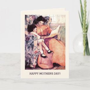 Happy Mother's Day Vintage Art Custom Card