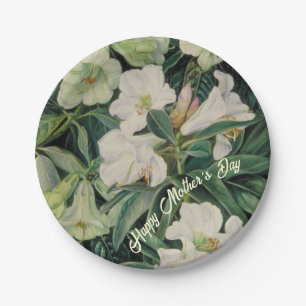 Happy Mother's Day Vintage Floral    Paper Plate