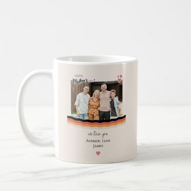 Happy mother's day we love you coffee mug (Left)