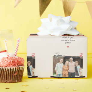 Happy mother's day we love you wrapping paper