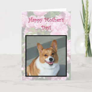 Happy Mother's Day Welsh Corgi greeting card