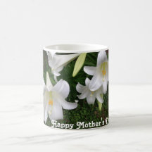 Happy Mother's Day! White Lily – Coffee Mug