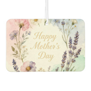 Happy Mother's Day Wildflowers Car Air Freshener