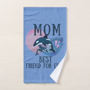 Happy Mothers Day With All Love      Hand Towel