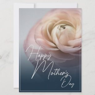 Happy Mother's Day with Big Pink Rose