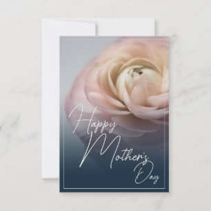 Happy Mother's Day with Big Pink Rose