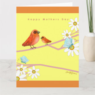 Happy Mother's Day with Birds Card