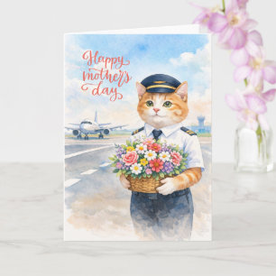 Happy Mother's Day with flowers from Pilot Card