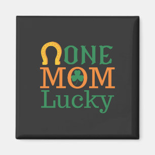 Happy Mothers Day With Love And Flowers Colourful Magnet