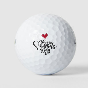 Happy Mother's Day with love Golf Balls