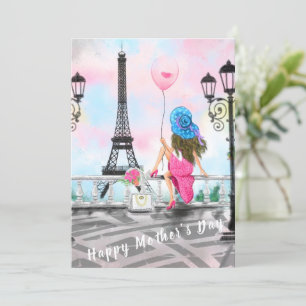 Happy Mother's Day - Woman with Balloon