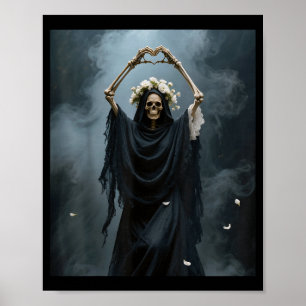 Happy mothers day women mum grandma heart hands poster