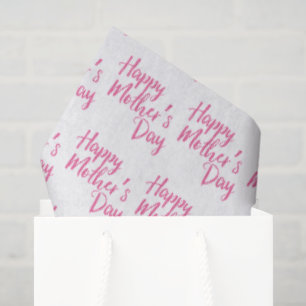 Happy Mother's Day word art tissue paper