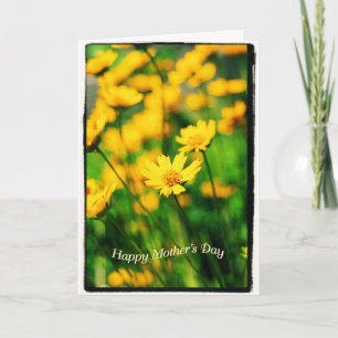 Happy Mother's Day Yellow Flowers Card
