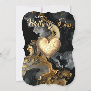 Happy Mother's modern Card