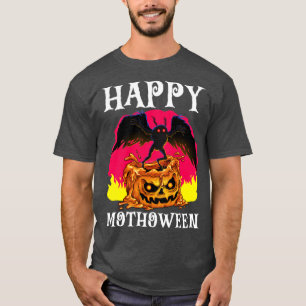 Happy Mothoween Halloween Mothman Folklore Creepy T-Shirt
