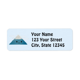 HappY Mountain Return Address Label