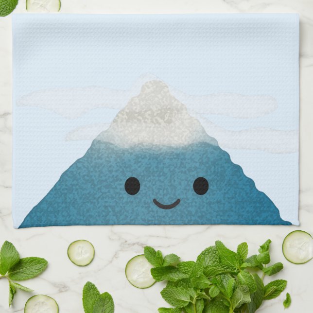 HappY Mountain Tea Towel (Folded)