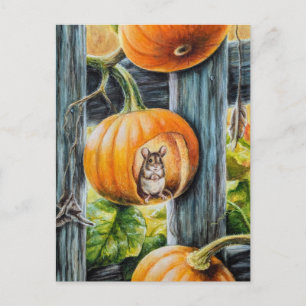 Happy mouse postcard