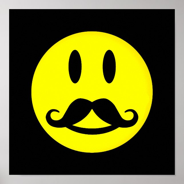 Happy Moustache poster (Front)