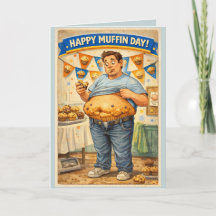 Happy Muffin Day Greeting Card