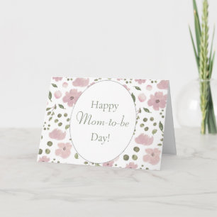 Happy Mum-to-be Day, Floral Mother's Day Card