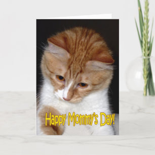 Happy Mummy's Day! Kitten Card