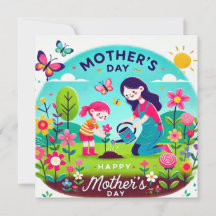 Happy Mum's Day Print Design 