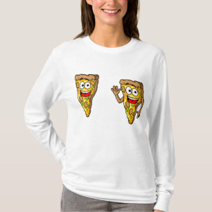 Happy Mushroom Pizza Slices T-Shirt