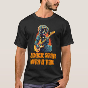 Happy Music Dog for Rockband and Guitar Rocker Lov T-Shirt