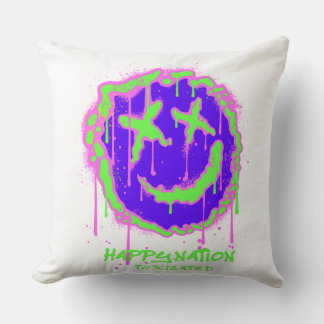 Happy Nation Toxified Decorative Throw Pillow – Ed