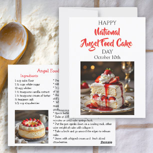 Happy National Angel Food Cake Day! Recipe Card