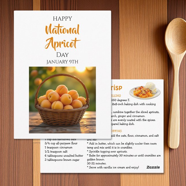 Happy National Apricot Day | January 9th Postcard (Creator Uploaded)