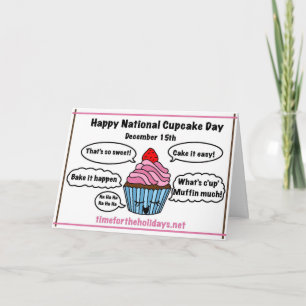 Happy National Cupcake Day - Recipe Card Inside