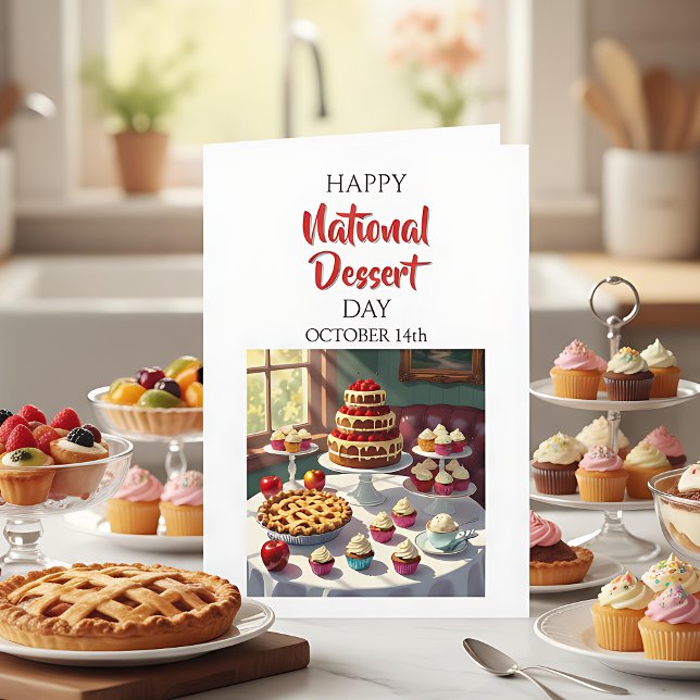 Happy National Dessert Day | October 14th Card (Creator Uploaded)