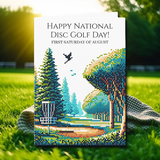 Happy National Disc Golf Day  Card (Creator Uploaded)