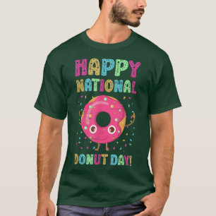 Happy National Donuts Day Baking Pastry Hole Chef T-Shirt