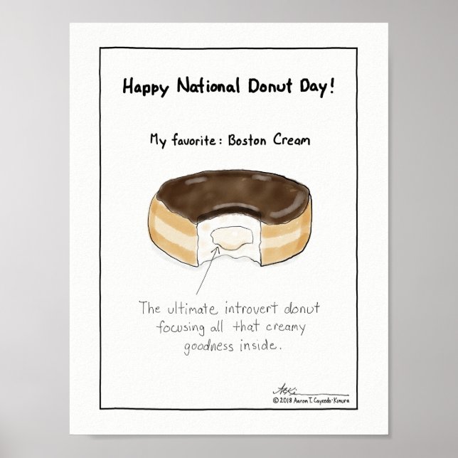 Happy National Doughnut Day! Poster (Front)