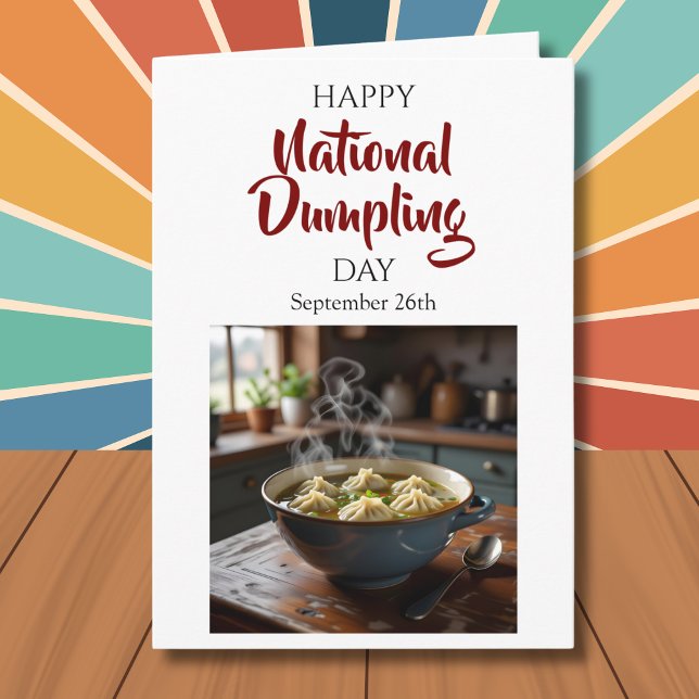 Happy National Dumpling Day! September 26th Card (Creator Uploaded)