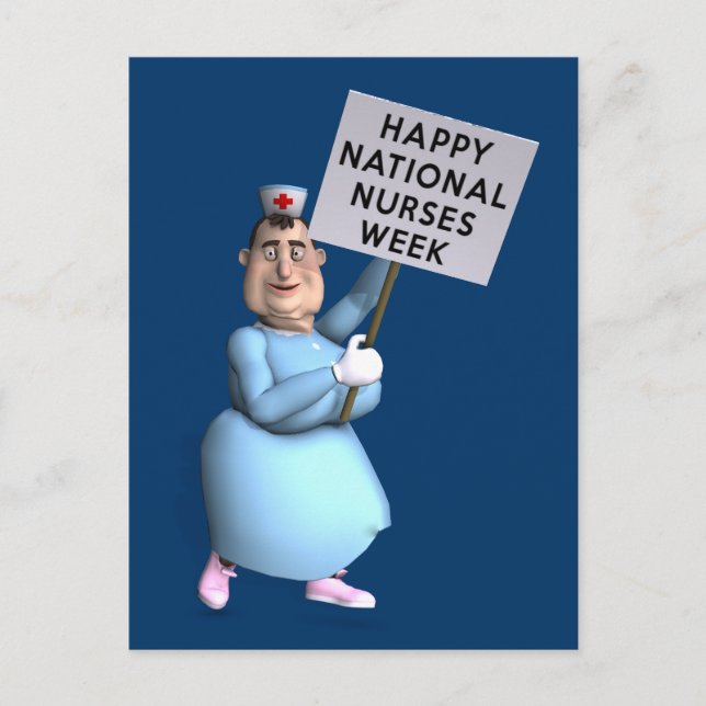 Happy National Nurses Week! Postcard (Front)