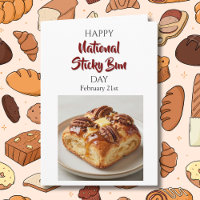 Happy National Sticky Bun Day! Feb 21st