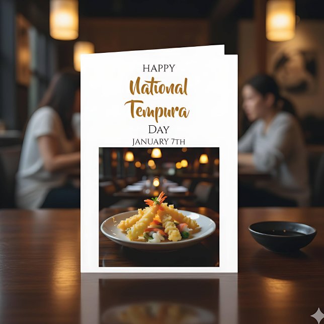 Happy National Tempura Day | January 7th Card (Creator Uploaded)