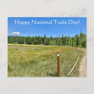 Happy National Trails Day! Postcard