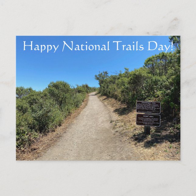 Happy National Trails Day! Postcard (Front)