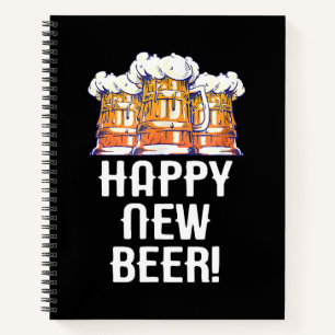 HAPPY NEW BEER! New Year's Eve Party Drinking Notebook