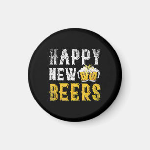 Happy New Beers Party Magnet