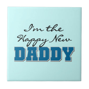 Happy New Daddy Gifts Ceramic Tile