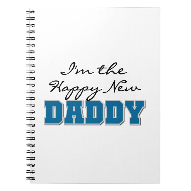 Happy New Daddy Gifts Notebook (Front)