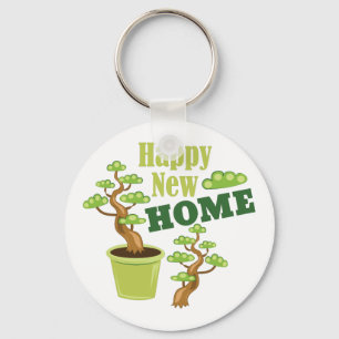 Happy New Home Key Ring