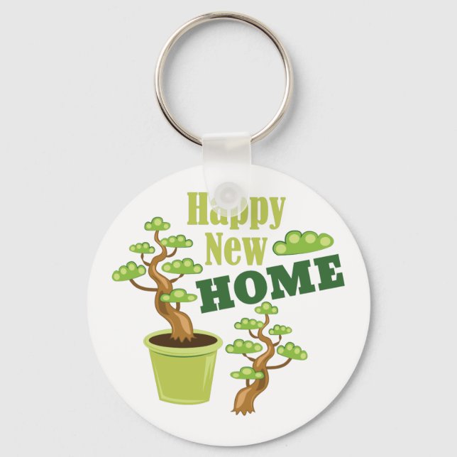 Happy New Home Key Ring (Front)